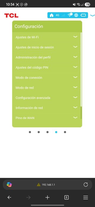 Router 4G Portátil TCL LINKZONE MW45V2