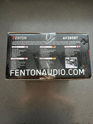 Kit Karaoke Fenton AV380BT con Altavoces
