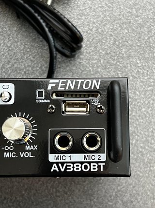 Kit Karaoke Fenton AV380BT con Altavoces