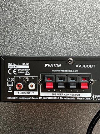 Kit Karaoke Fenton AV380BT con Altavoces