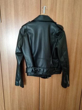 Cazadora Biker Polipiel Zara