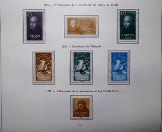 30 Sellos España 1955 Nuevos