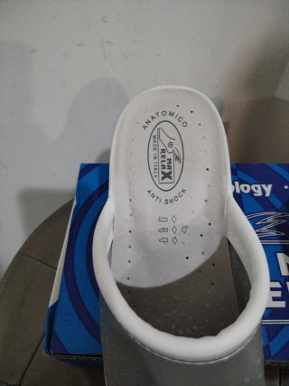 Pantofole donna MAX RELAX argento n.37