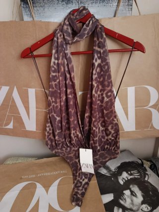 body tul leopardo zara