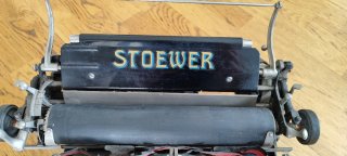 Máquina de escribir Stoewer antigua