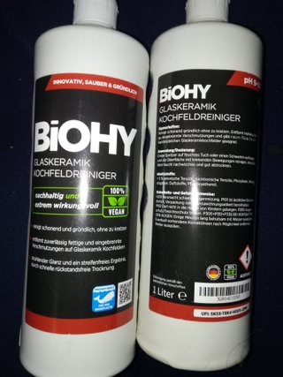 2x Biohy Detergente Vetroceramica 1lt