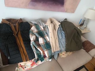 Lote 4 chaquetas hombre