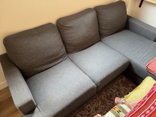 Sofá Chaise Longue Gris Maison du Monde