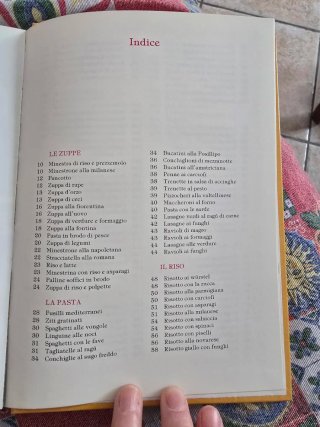 Ricette tradizionali sulla tavola