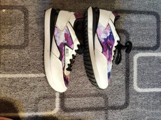 Scarpe ginnastica donna Enrico Coveri viola/bianch