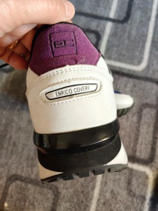 Scarpe ginnastica donna Enrico Coveri viola/bianch