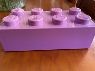 Reloj Despertador Lego Morado