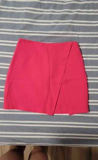 Falda mini rosa