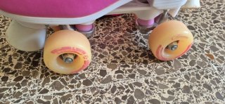 Patines de 4 ruedas rosas