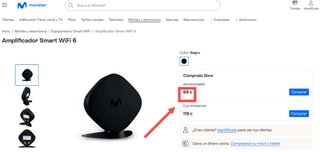 Amplificador Movistar Smart WiFi 6