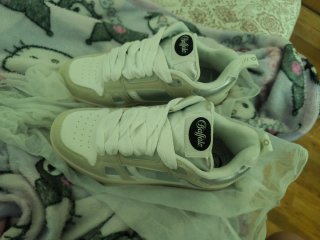 Buffalo Beige y Plateadas Talla 38