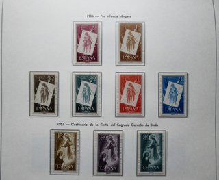 36 Sellos España 1956-1957 Nuevos