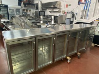 Frentemostrador 4 puertas cristal seminuevo