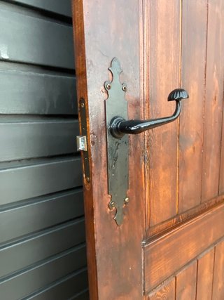 Puerta rústica madera 4x82.5x204