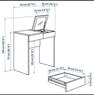 Tocador Brimnes Blanco Ikea