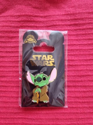 Pin Disneyland Stitch Yoda Star Wars