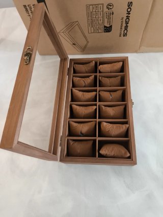 Scatola porta orologi in legno