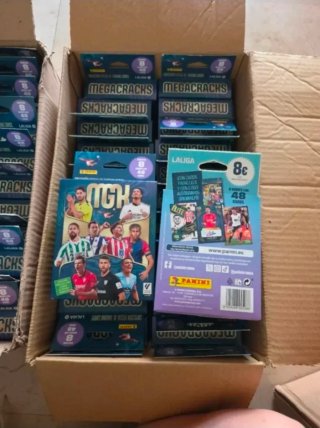 Lote 5 Cajas Megacracks La Liga 2025-26