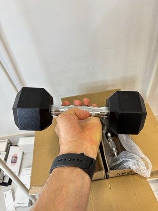 2 Mancuernas 5kg Hexagonales