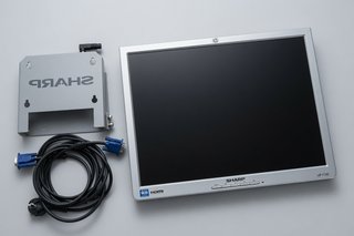 Monitor HP 1740 17 + Soporte Pared Sharp + Cables