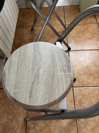 Taburetes de cocina plegables (2 unidades)