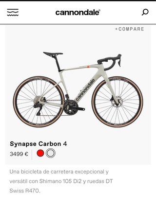 Cuadro Cannondale Synapse Carbon 4 2026 T.54