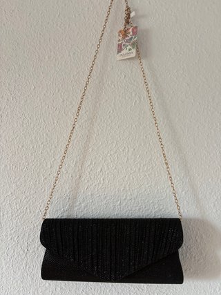 Bolso de fiesta PG azul y negro