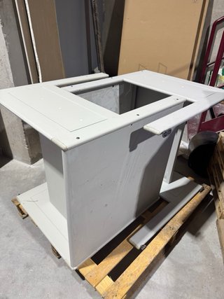 REGALO GRATIS Mesas de oficina metálica gris