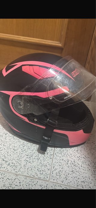 Casco integral rosa MK