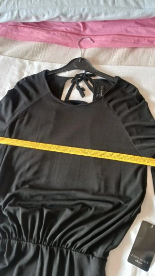 Vestito Zara scollo dietro con laccetti con fodera