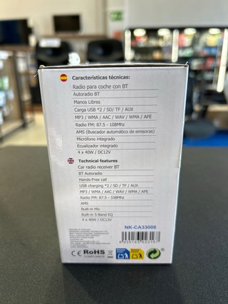 RADIO DE COCHE NK BT NK-CA33008