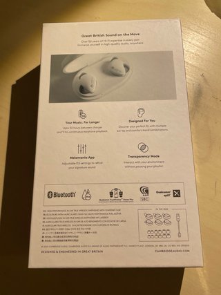 Auriculares Cambridge Audio Blancos