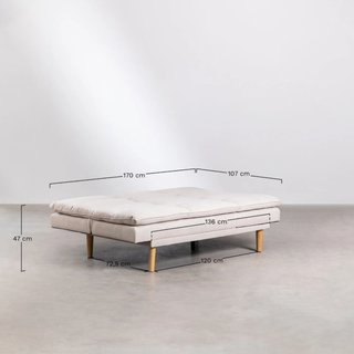 Sofá Cama SKLUM Veka Beige