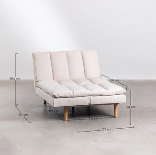 Sofá Cama SKLUM Veka Beige