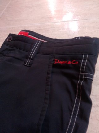 Pantalones cortos hombre negros para golf.