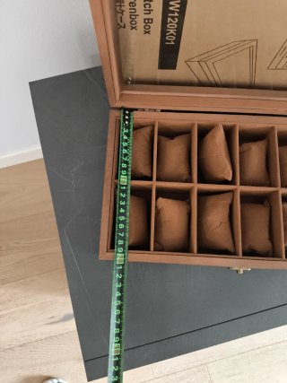 Scatola porta orologi in legno