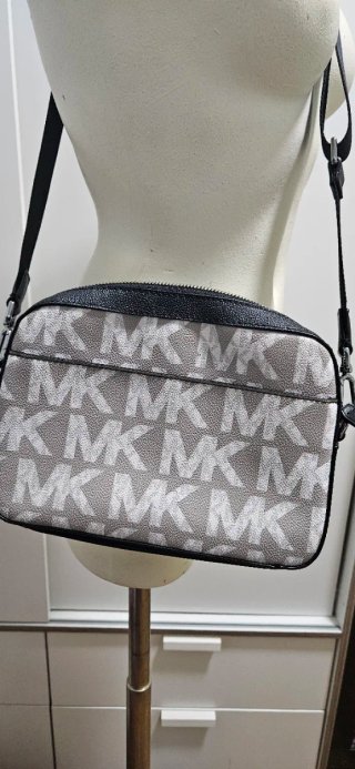 Bolso Michael Kors Gris y Blanco Unisex