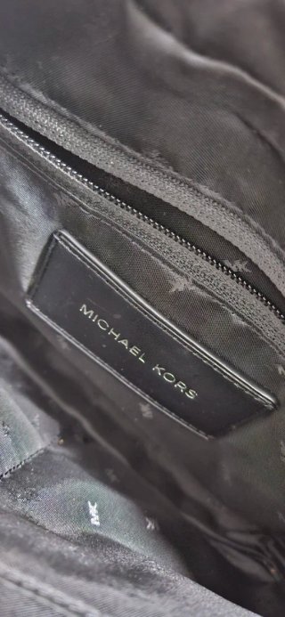 Bolso Michael Kors Gris y Blanco Unisex