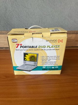 Lettore player DVD Portatile Daewoo 7” DPC-7200PD
