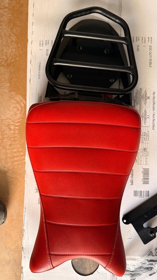 Asiento Wunderlich BMW Rninet Rojo