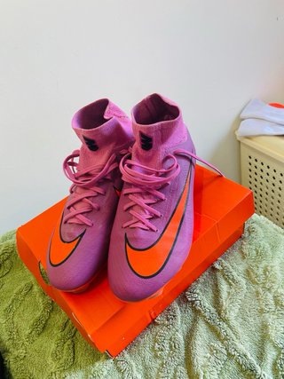 Botas de fútbol Nike Air Zoom Moradas/Rosadas