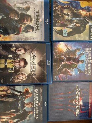 Lote 12 Blu-ray Marvel