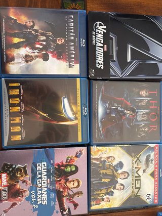 Lote 12 Blu-ray Marvel