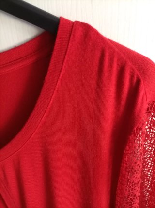 Coprispalle mezza manica rosso