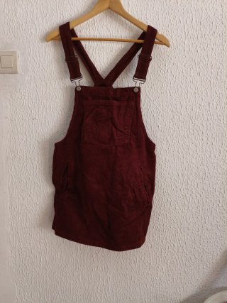 Pichi de pana rojo